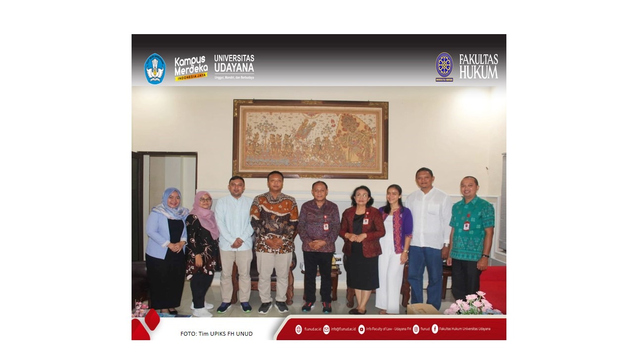 Comparative Study of Faculty of Sharia and Law UIN Sunan Kalijaga Yogyakarta to FH UNUD