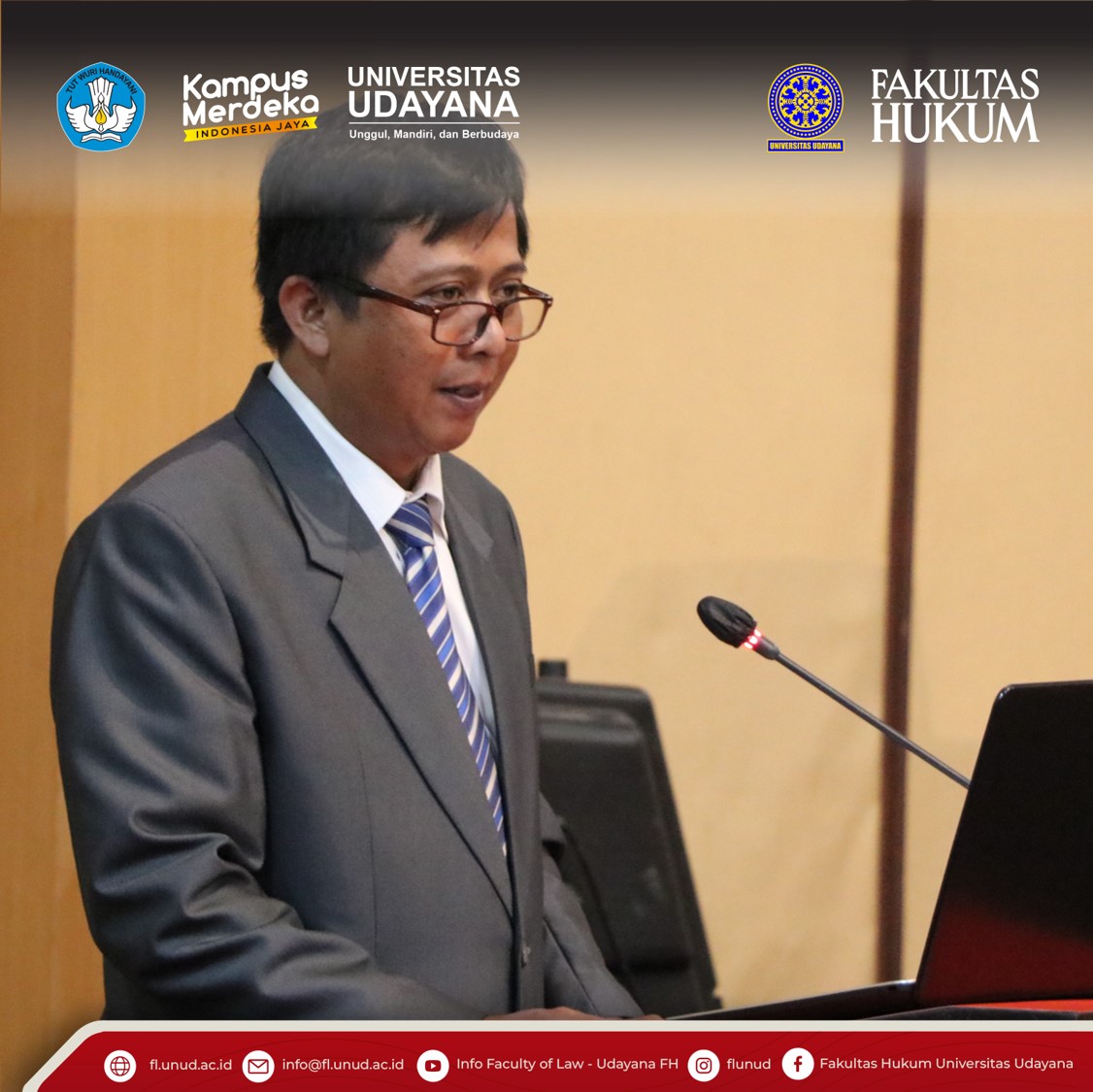 Komang Widiana Purnawan, New Doctor of Law Study Program, FH UNUD at the End of 2022