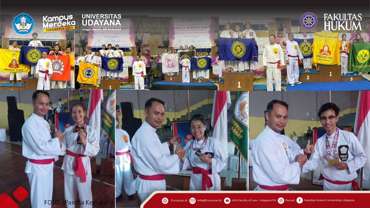 5 FH UNUD Students Win the XXVII National Championship of 2023 Silat Perisai Diri