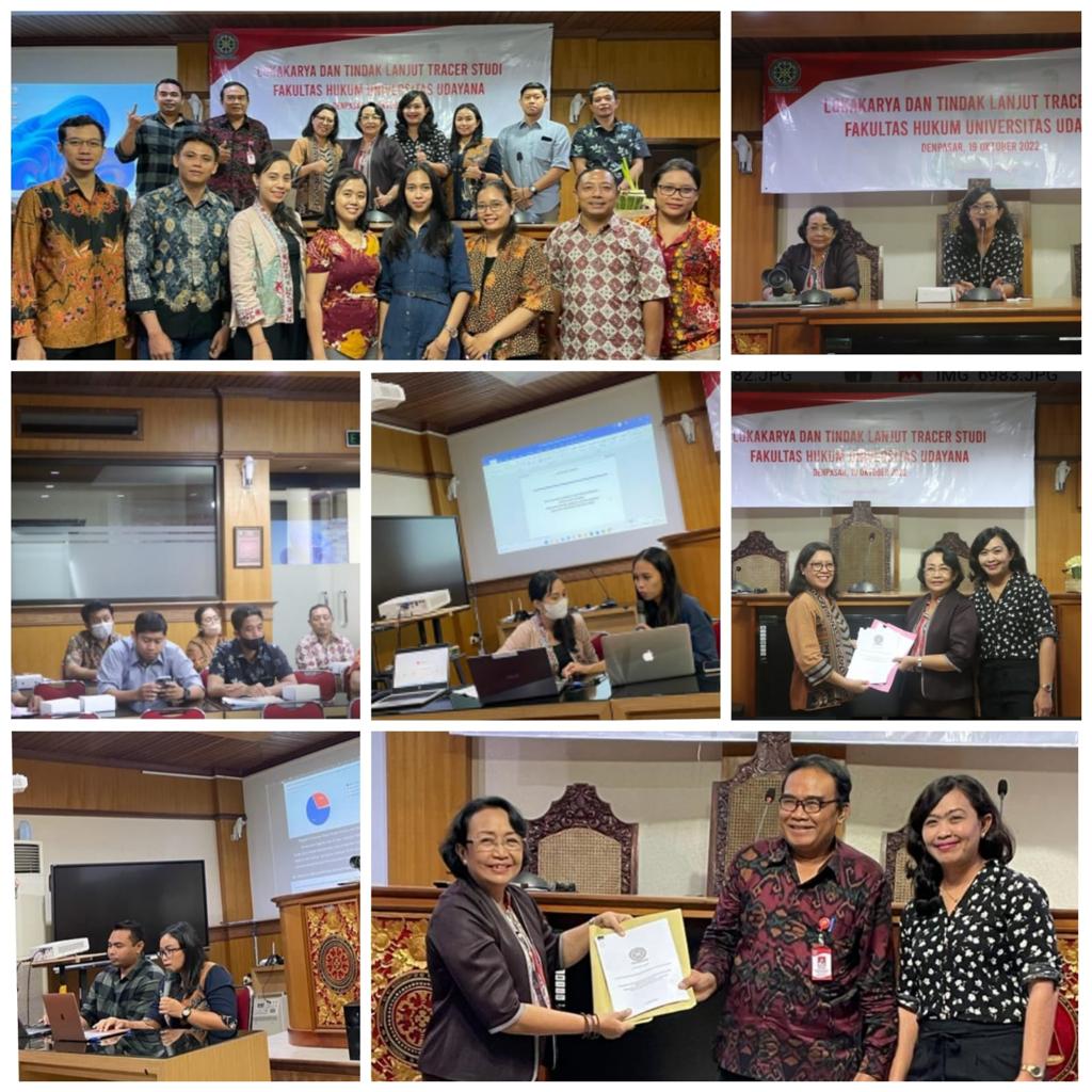 Workshop and Follow-up of Tracer Study, Faculty of Law, University of Udayana in 2022