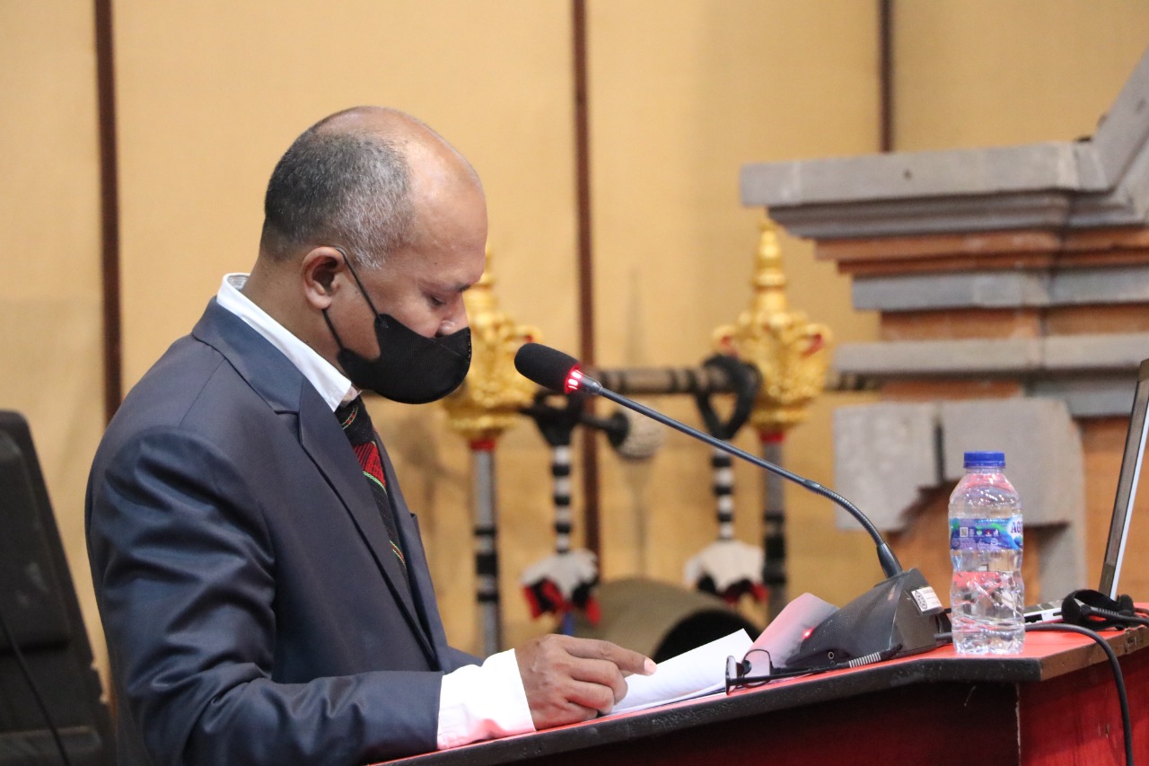 Disertasi Mengangkat Judul Pembentukan Legislasi Nasional Negara Republik Demokratik Timor Leste Sesuai Cita Hukum Dalam Konstitusi, Leonito Ribeiro Meraih Gelar Doktor Ilmu Hukum