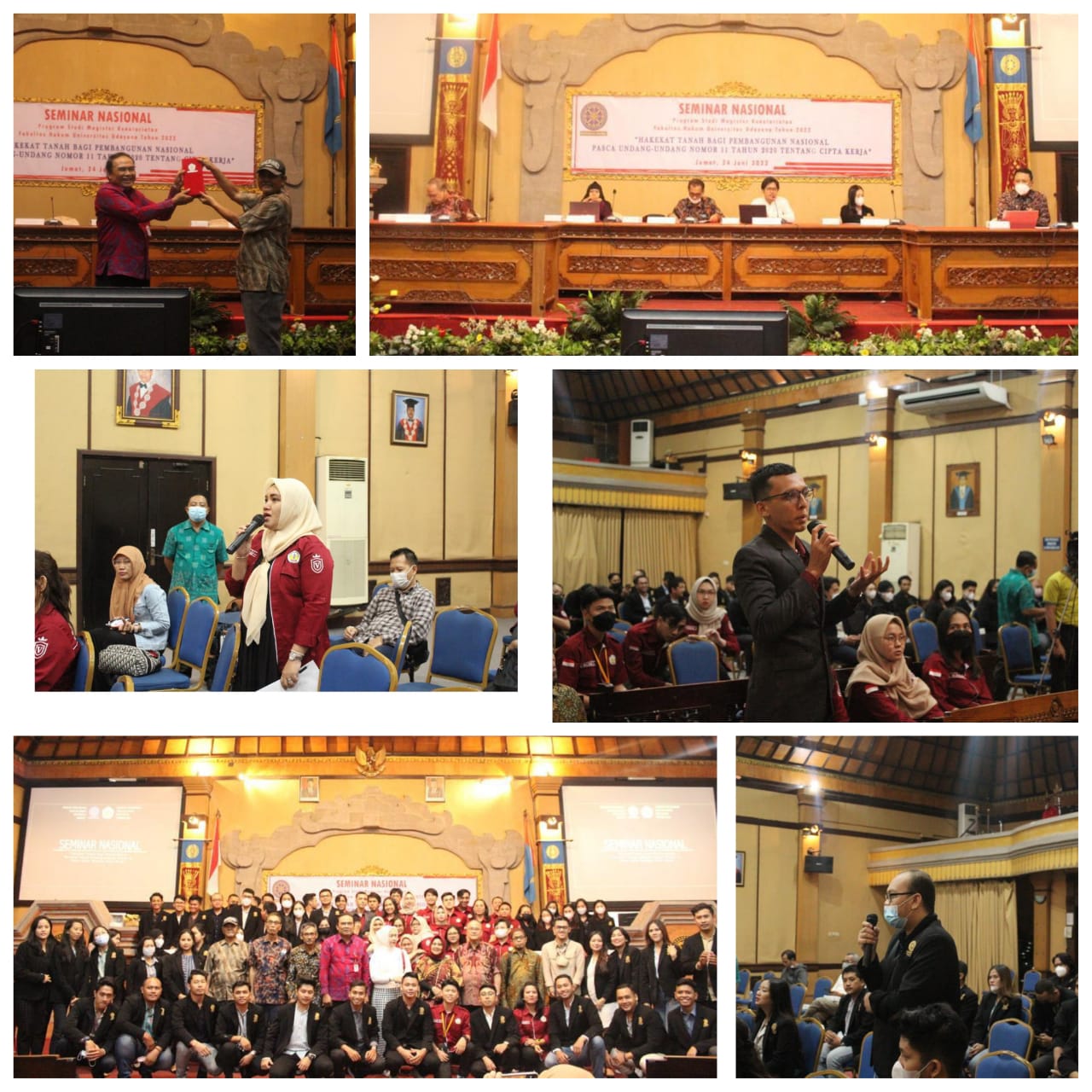 National Seminar on Cooperation MKN FH UNUD Study Program and UNTAN FH