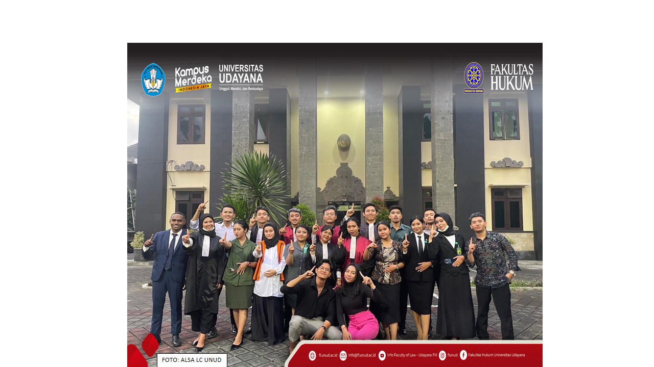 UNUD ALSA LC Delegation Wins the Best Award in the Supreme Court Moot Court National Competition