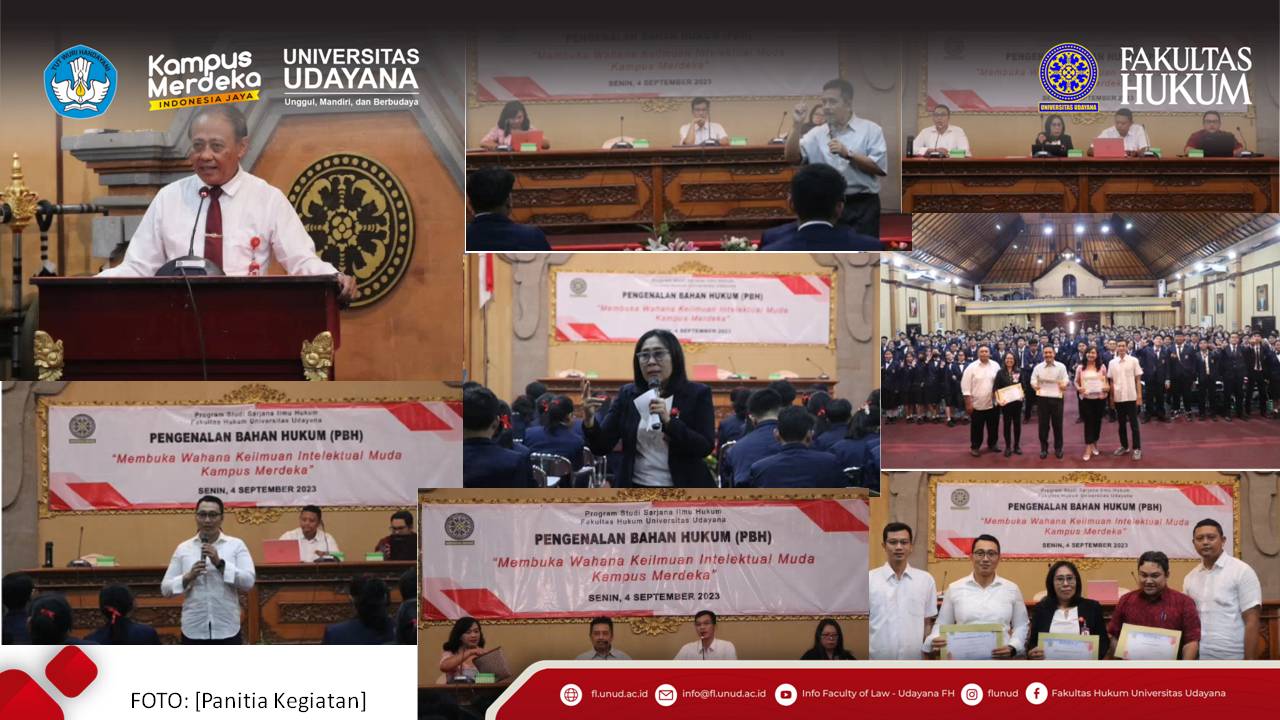 Introduction of Legal Materials for New Students 2023 at FH UNUD