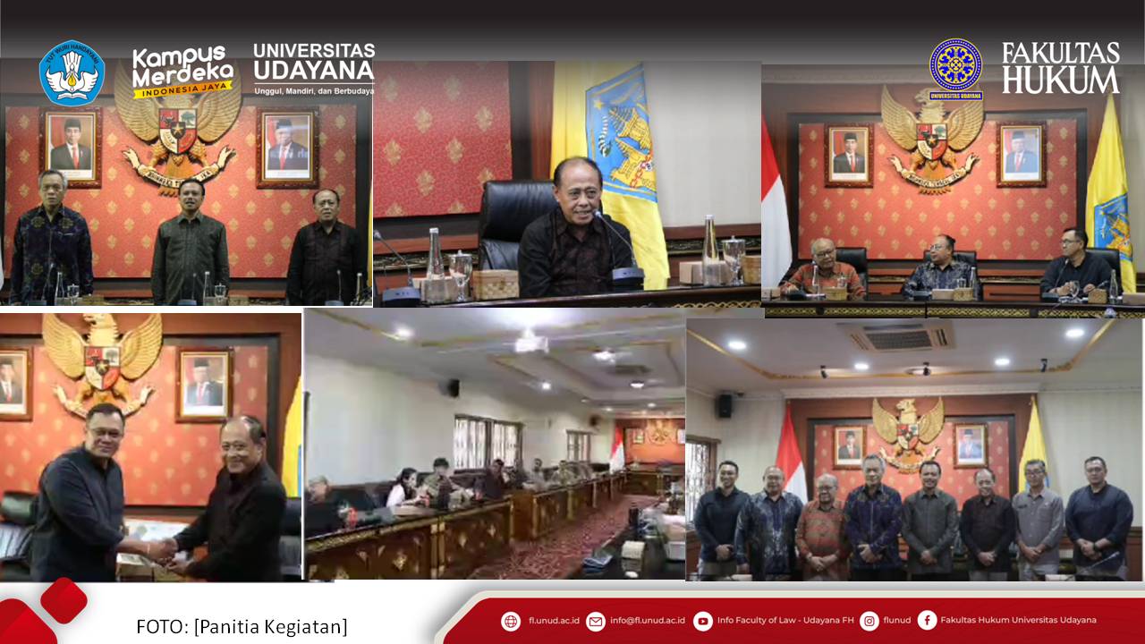 FGD of Ranperpres on the Division of the Capital Region of the Archipelago Cooperation between IKN Authority, Bali Provincial Government and FH UNUD